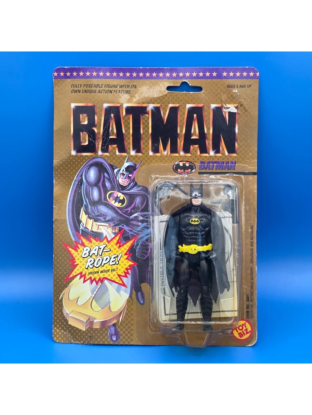 Batman Bat-Rope DC Comics 1989 Toy Biz Action Figure #4401